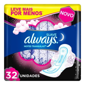 ABS ALWAYS SUAVE C/A NOITES L32P36