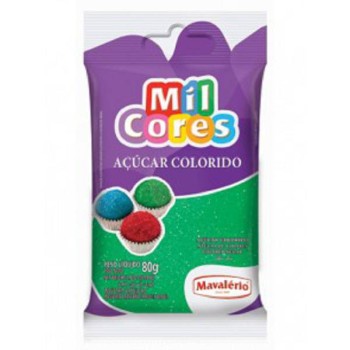 ACUCAR MILCORES 80G VERDE