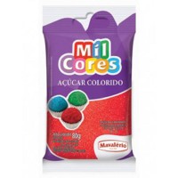 ACUCAR MILCORES 80G VERMELHO