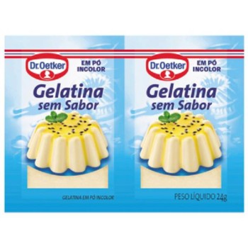 GELATINA DR OETKER 24G SEM SABOR