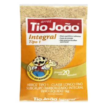 ARROZ TIO JOAO 1KG INTEGRAL