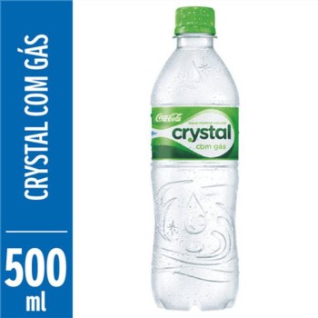 AGUA MINERAL CRISTAL 500ML C/GAS