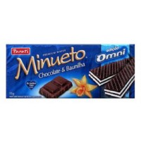 WAFER PARATI 115G MINUETO CHOCO/BAU