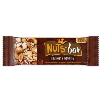 CEREAL NUTS-BAR 25G CAST/SEMENTES