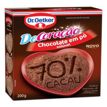 CHOCOLATE EM PO DR.OETKER 70% 200G