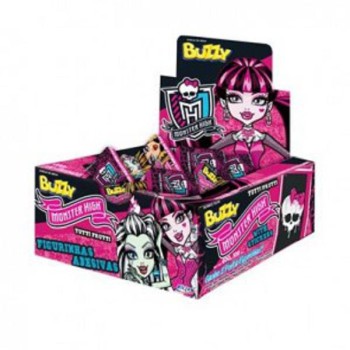 CHICLETE BUZZY 400G MONSTER TUTTI-F