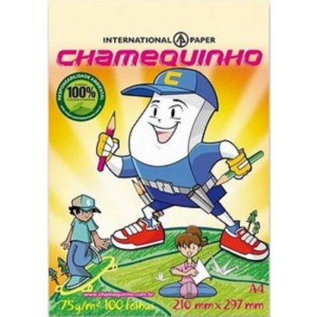 CHAMEQUINHO A4 BRANCO C/100