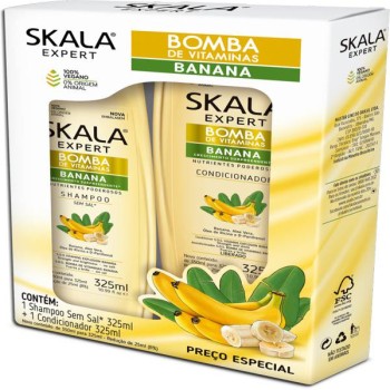 KIT SH+COND SK 325ML B DE BANANA