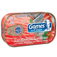 SARDINHA GOMES 125G MOLHO TOMATE