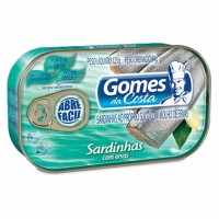 SARDINHA GOMES 125G C/ERVAS