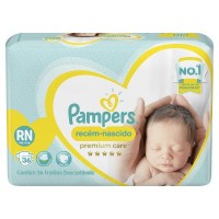 FRALDA PAMPERS PREMIUM RN36UN