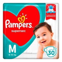 FRALDA PAMPERS S SEC PCTAO M30