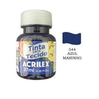 TINTA P/ TECIDO ACRILEX AZUL MARINH