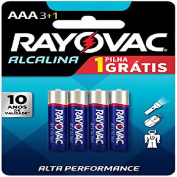 PILHA RAYOVAC 3A ALC L4P3