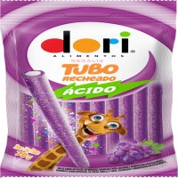 REGALIZ DORI 70G TUBO UVA ACIDO REC