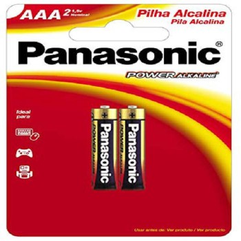 PILHA PANASONIC 3A ALCALINA C/2