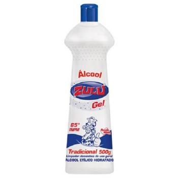 ALCOOL GEL ZULU 500G 65