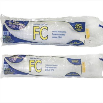 COPO DESC FC 250ML TRANSPARENTE