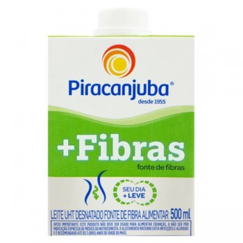 LEITE LIQ PIRACANJUBA 500ML FIBRAS