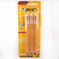 CANETA BIC CRISTAL FINA AZUL C/3UN