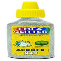 COLA GLITER ACRILEX 23G PRATA