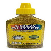 COLA GLITER ACRILEX 35G DOURADO