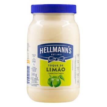 MAIONESE HELLMANNS 500G LIMAO