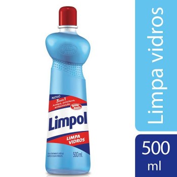 LIMPOL 500ML L.VIDROS 3EM1 SQUEEZE