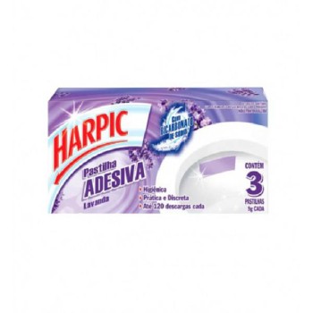 PASTILHA ADES HARPIC LAVANDA L3P2