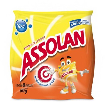 ESPONJA ASSOLAN C/8 60G