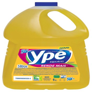 DETERGENTE YPE 5LTS NEUTRO