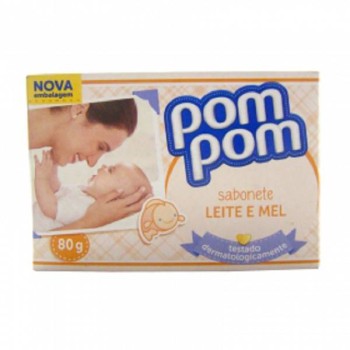 SBT POMPOM BABY 80G LEITE E MEL